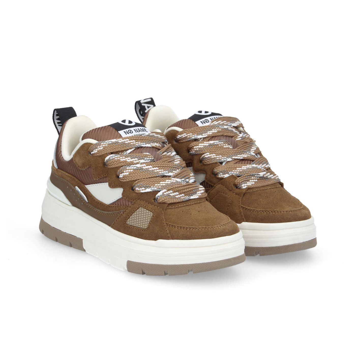 NOLLIE SNEAKER W - SUEDE/NUB/STRAW - BROWN